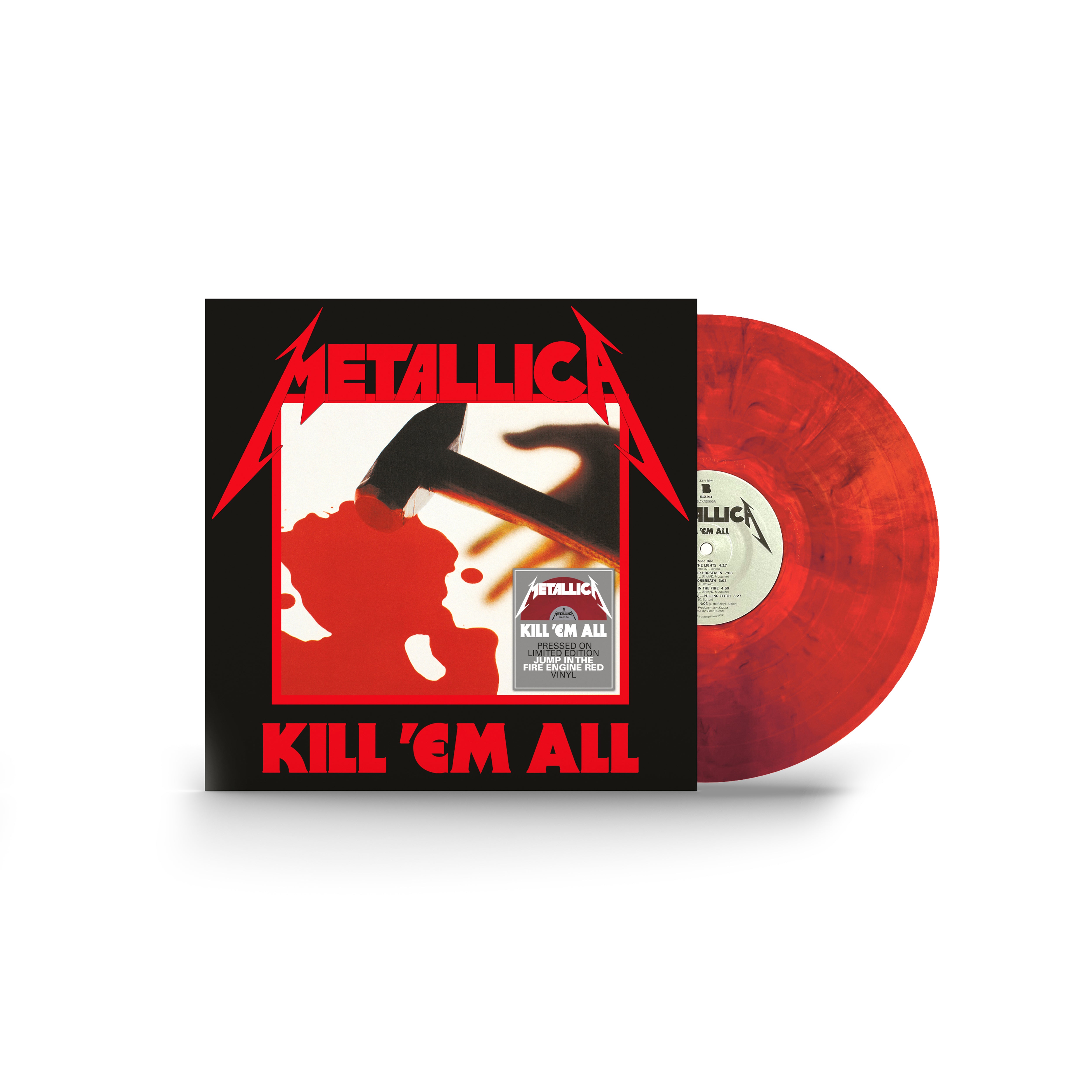 Kill 'Em All - Jump In The Fire Engine Red 1LP