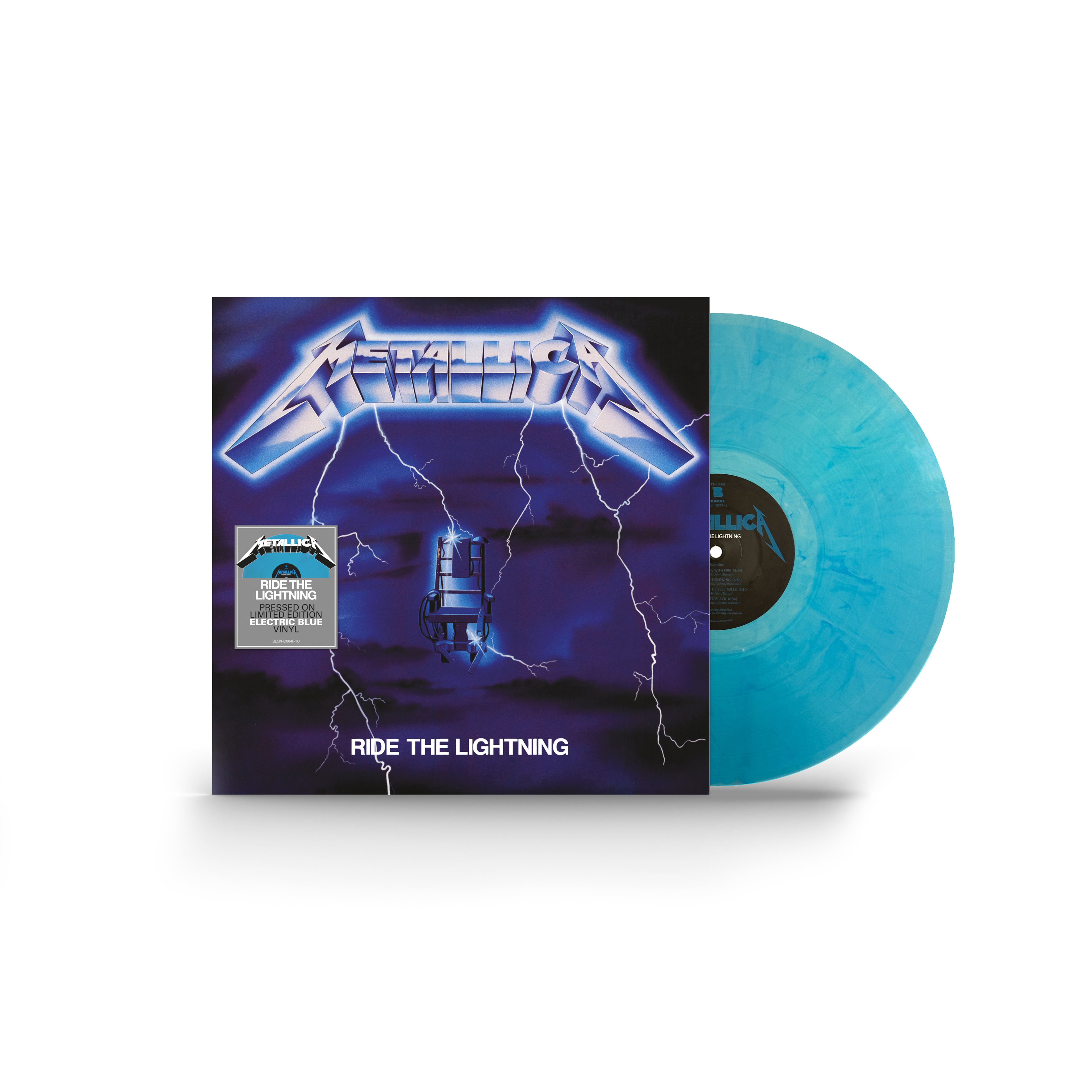 Ride The Lightning - Electric Blue 1LP